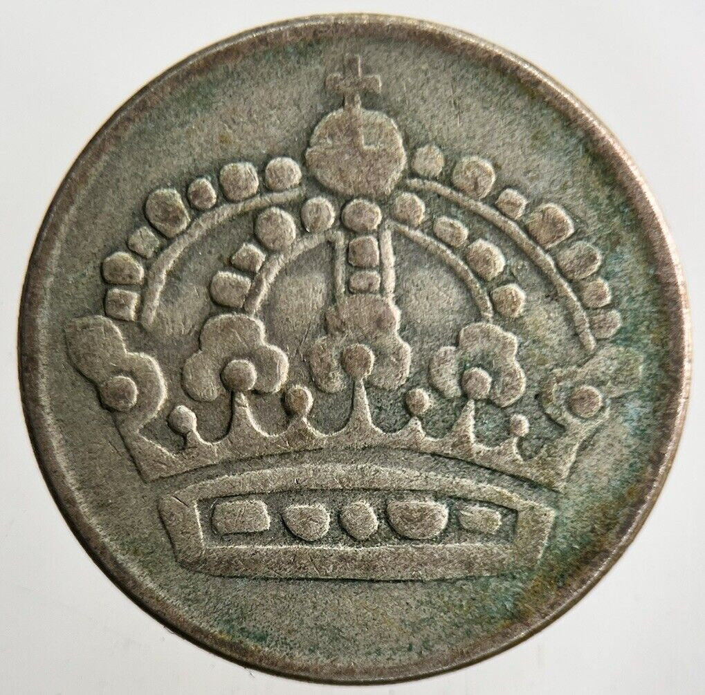 1954 Sweden 50 Ore Silver Coin | Fine Collectable Grade