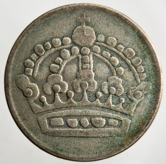 1954 Sweden 50 Ore Silver Coin | Fine Collectable Grade
