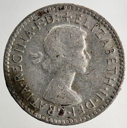 1955 Australia Threepence Silver Coin | Fine Collectable Grade