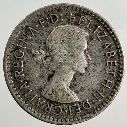 1955 Australia Threepence Silver Coin | Fine Collectable Grade