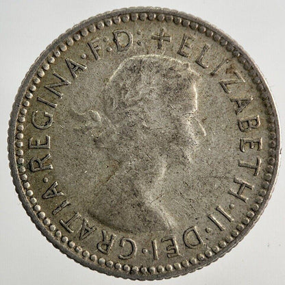 1955 Australia Sixpence Silver Coin | Fine Collectable Grade