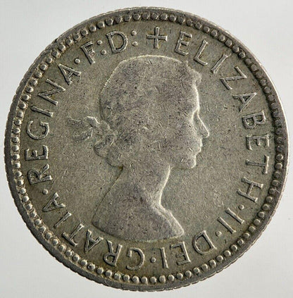 1955 Australia Sixpence Silver Coin | Fine Collectable Grade