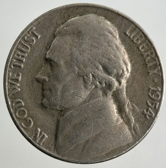 1954 US USA Jefferson Nickel Coin | Collectable Grade