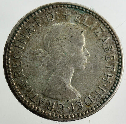 1955 Australia Sixpence Silver Coin | Very High Grade