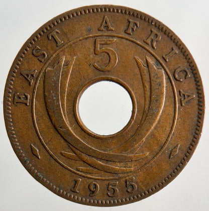 1955 East Africa 5 Cents Coin | Very High Grade | a6575