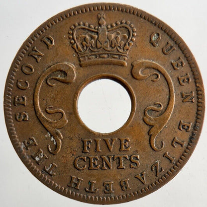 1955 East Africa 5 Cents Coin | Very High Grade | a6575