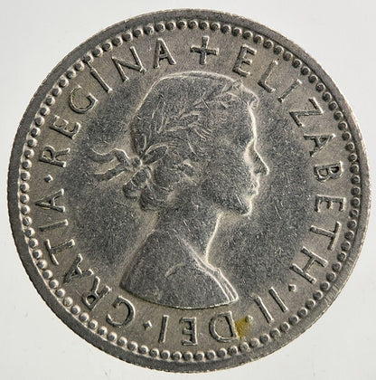 1955 Elizabeth II 2nd Sixpence Coin | Very High Grade