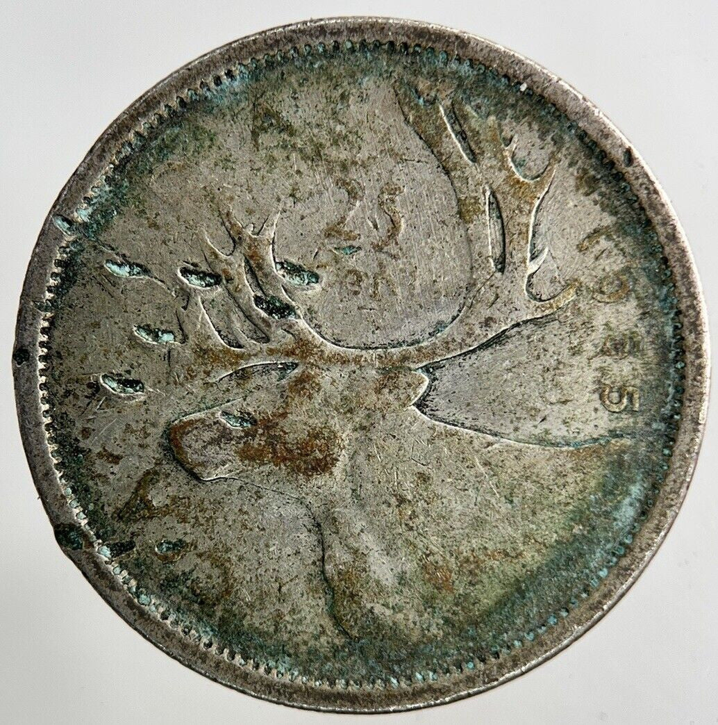 1955 Canada 25 Cents Silver Coin | Collectable Grade