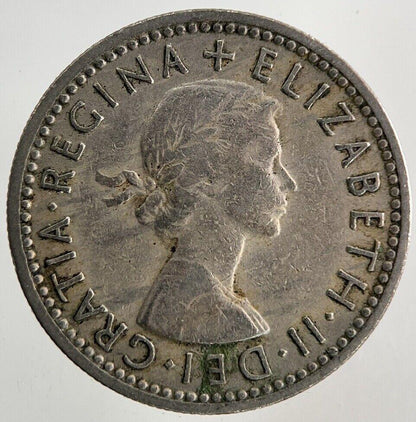 1955 Elizabeth II 2nd Sixpence Coin | Fine Collectable Grade