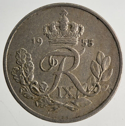 1955 Denmark 10 Ore Coin | Fine Collectable Grade