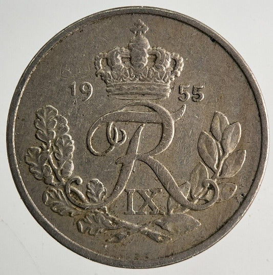 1955 Denmark 10 Ore Coin | Fine Collectable Grade