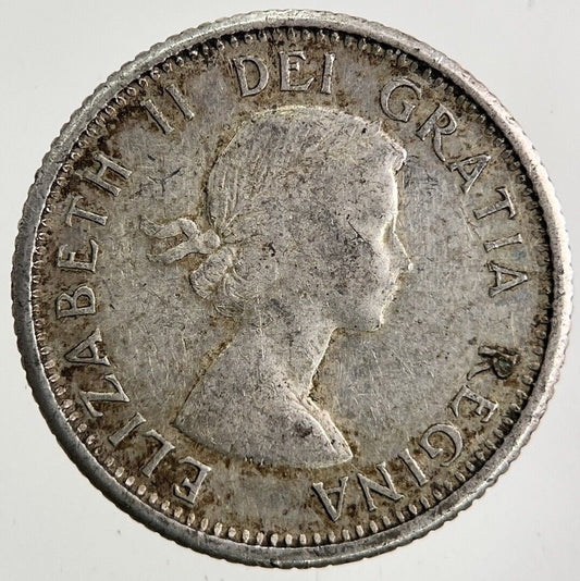 1955 Canada 10 Cents Silver Coin | Fine Collectable Grade