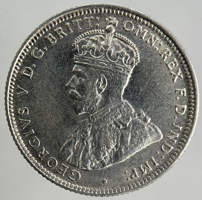 1913 West Africa Shilling Silver Coin | Very High Grade
