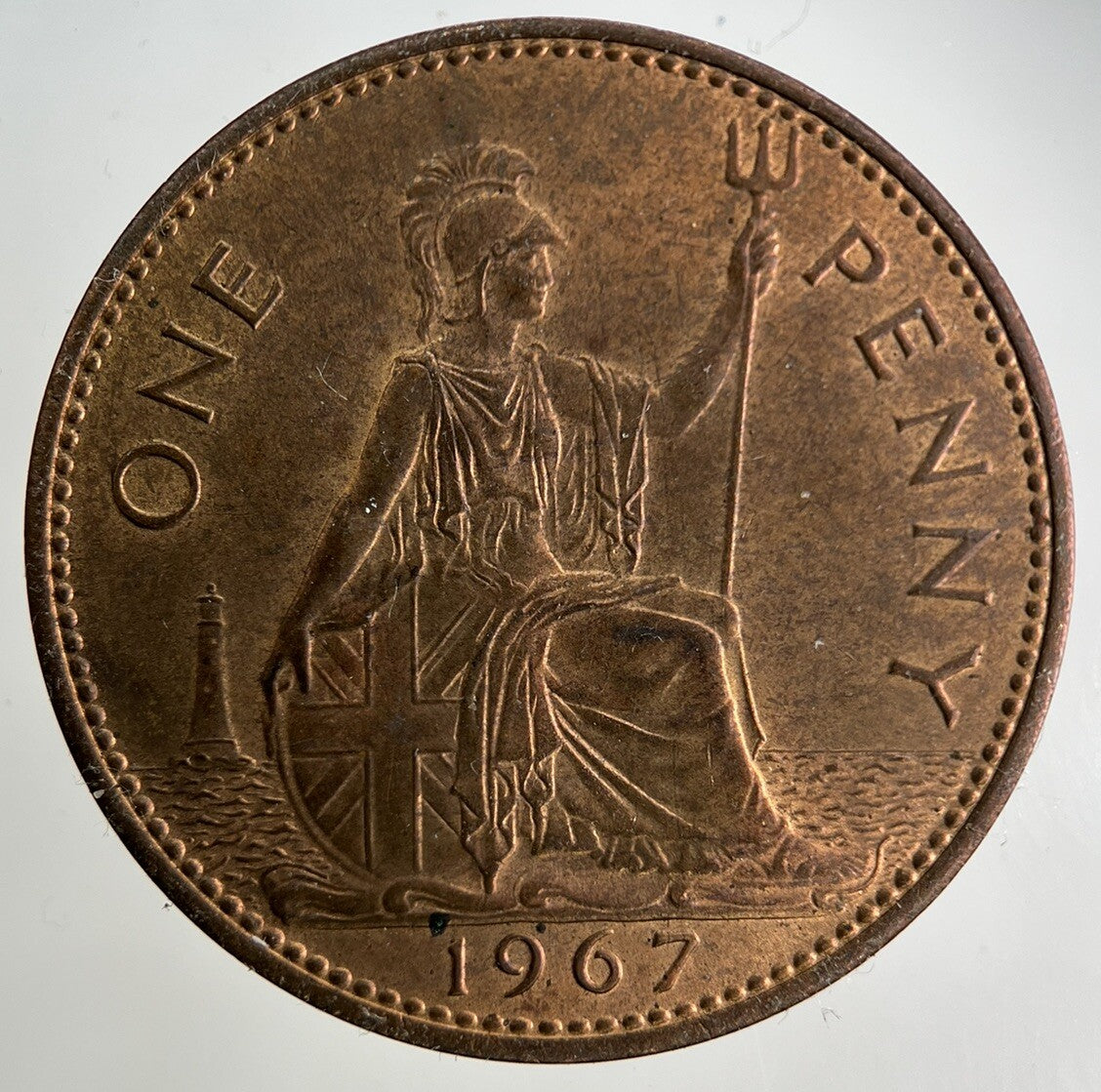 1967 Elizabeth II 2nd One Penny Coin | Very High Grade
