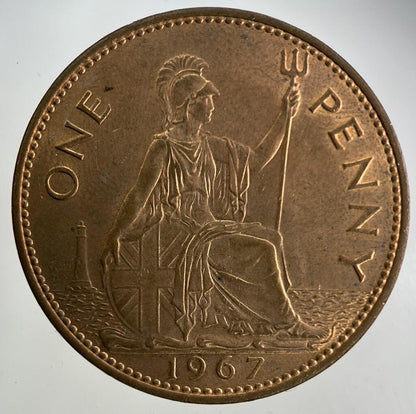 1967 Elizabeth II 2nd One Penny Coin | Fine Collectable Grade