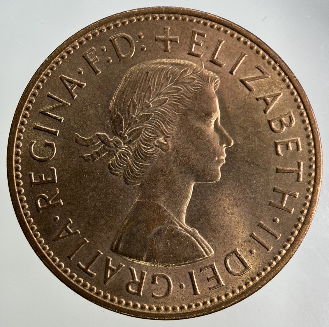 1964 Elizabeth II 2nd One Penny Coin | Very High Grade