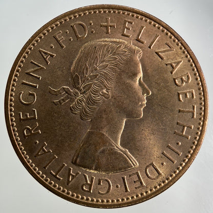 1964 Elizabeth II 2nd One Penny Coin | Very High Grade