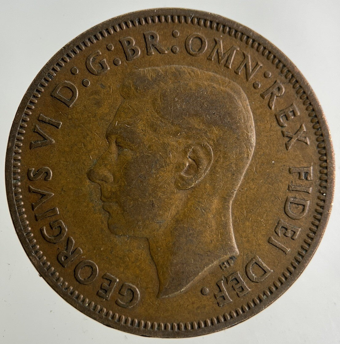 1949 George VI Half-Penny Coin | Collectable Grade