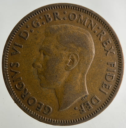 1949 George VI Half-Penny Coin | Collectable Grade