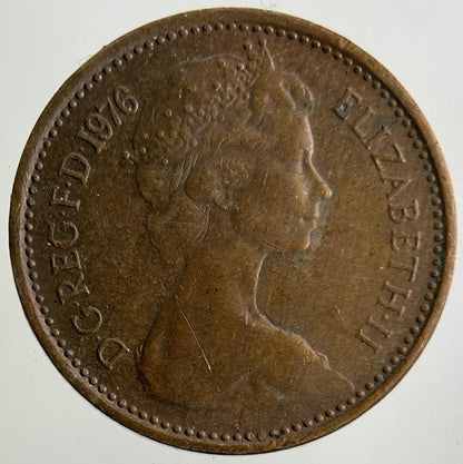 1976 Elizabeth II 2nd Half New Penny Coin | Fine Collectable Grade
