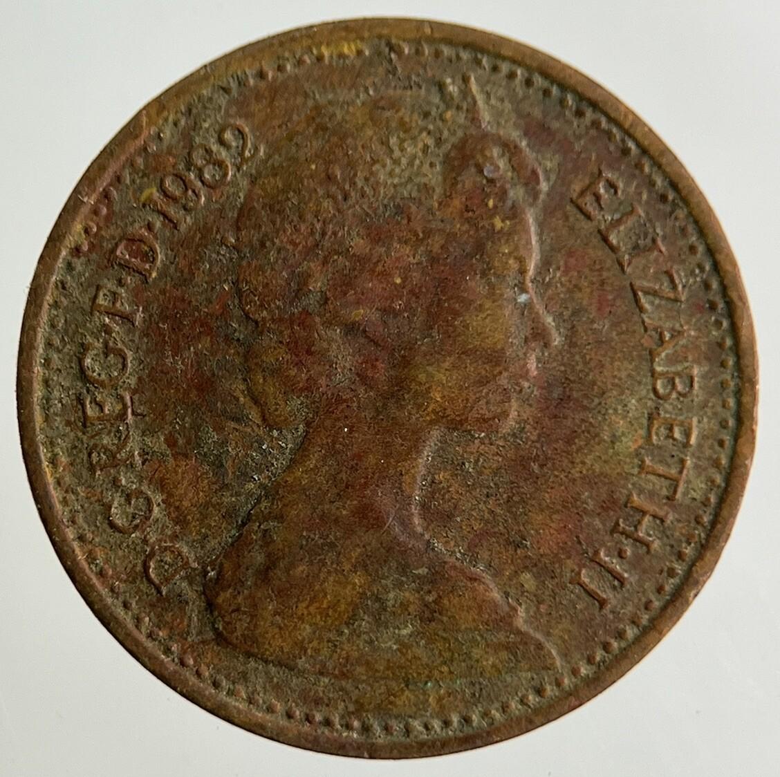 1982 Elizabeth II 2nd Half New Penny Coin | Fine Collectable Grade