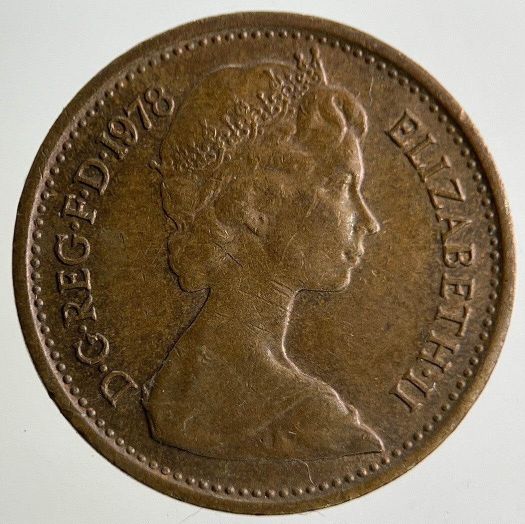 1978 Elizabeth II 2nd Half New Penny Coin | Fine Collectable Grade