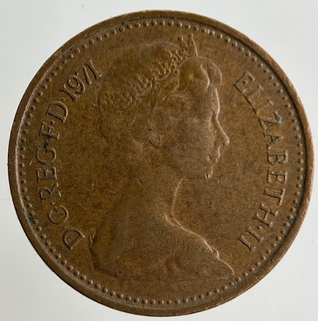 1971 Elizabeth II 2nd Half New Penny Coin | Fine Collectable Grade