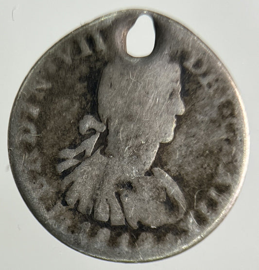 1812 Spain Mexico 1/2 Half Real Silver Coin | Collectable Grade