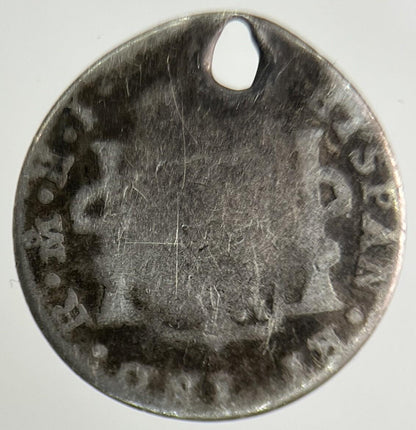 1812 Spain Mexico 1/2 Half Real Silver Coin | Collectable Grade