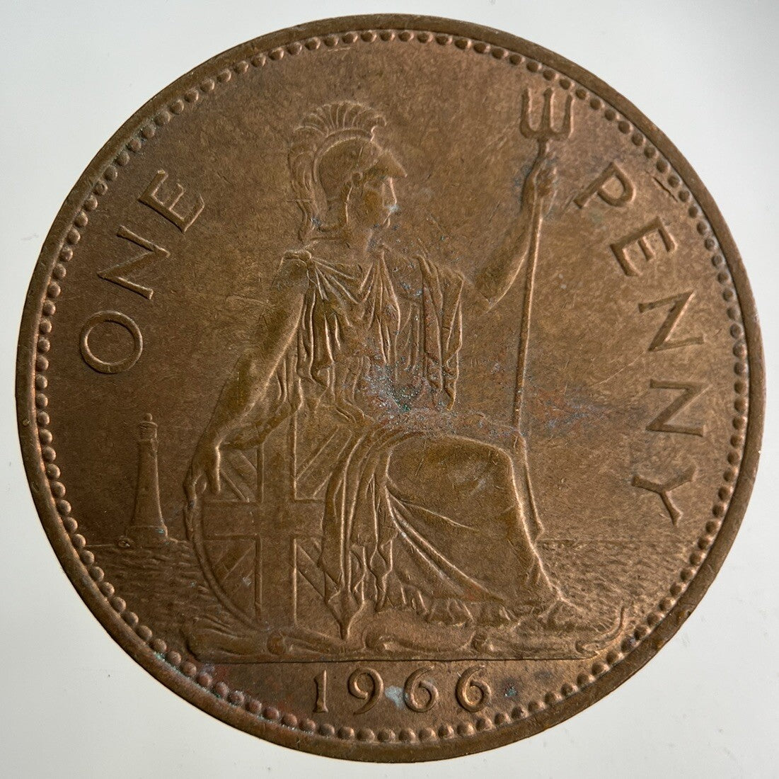 1966 Elizabeth II 2nd One Penny Coin | Fine Collectable Grade