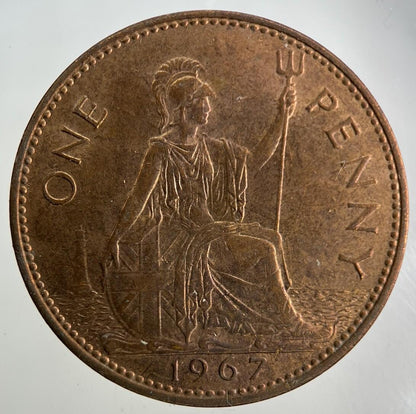 1967 Elizabeth II 2nd One Penny Coin | Fine Collectable Grade