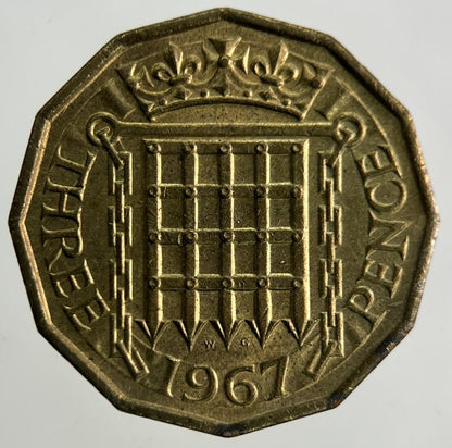 1967 Elizabeth II 2nd Brass Threepence Coin | Fine Collectable Grade