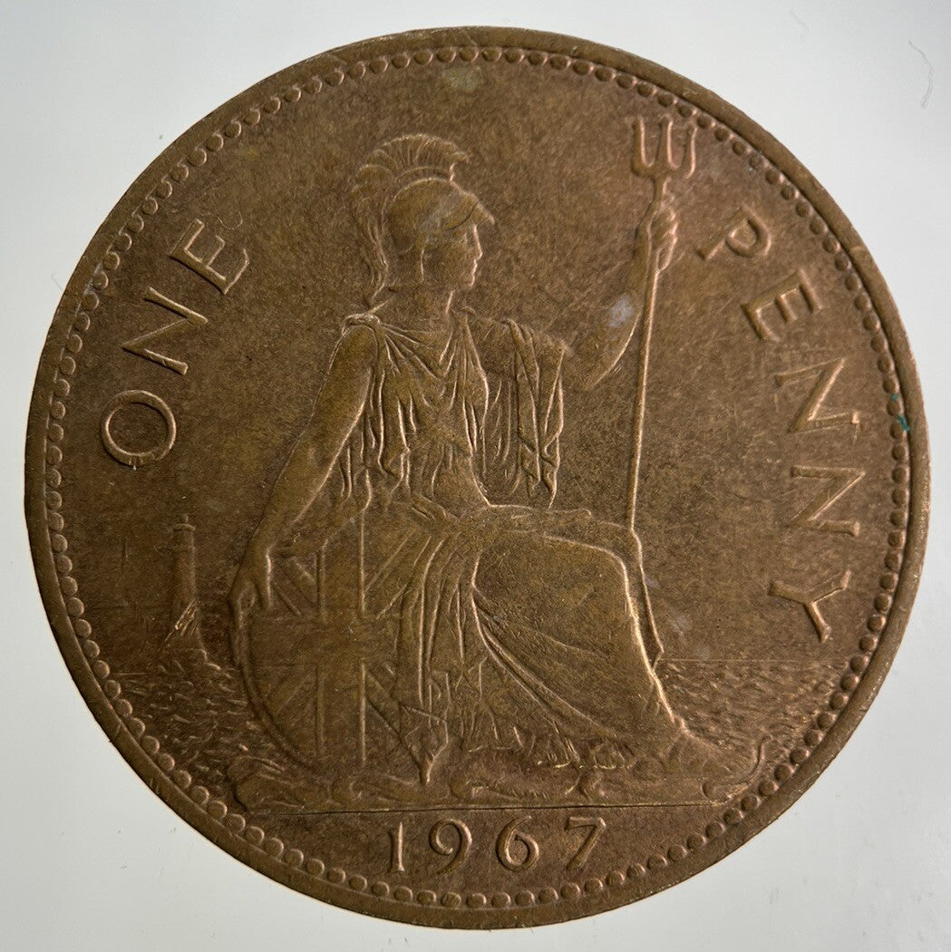 1967 Elizabeth II 2nd One Penny Coin | Fine Collectable Grade