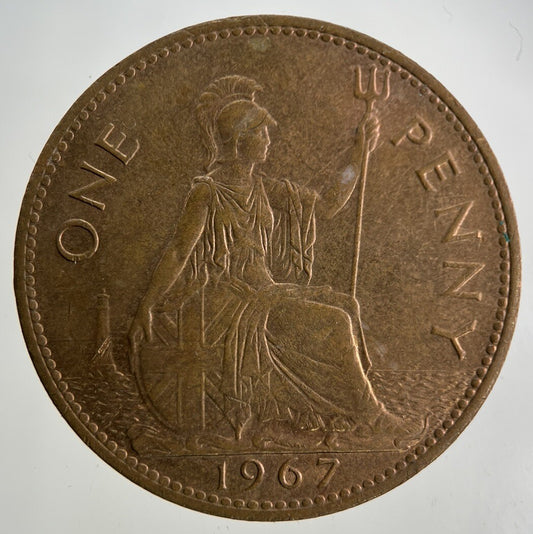 1967 Elizabeth II 2nd One Penny Coin | Fine Collectable Grade