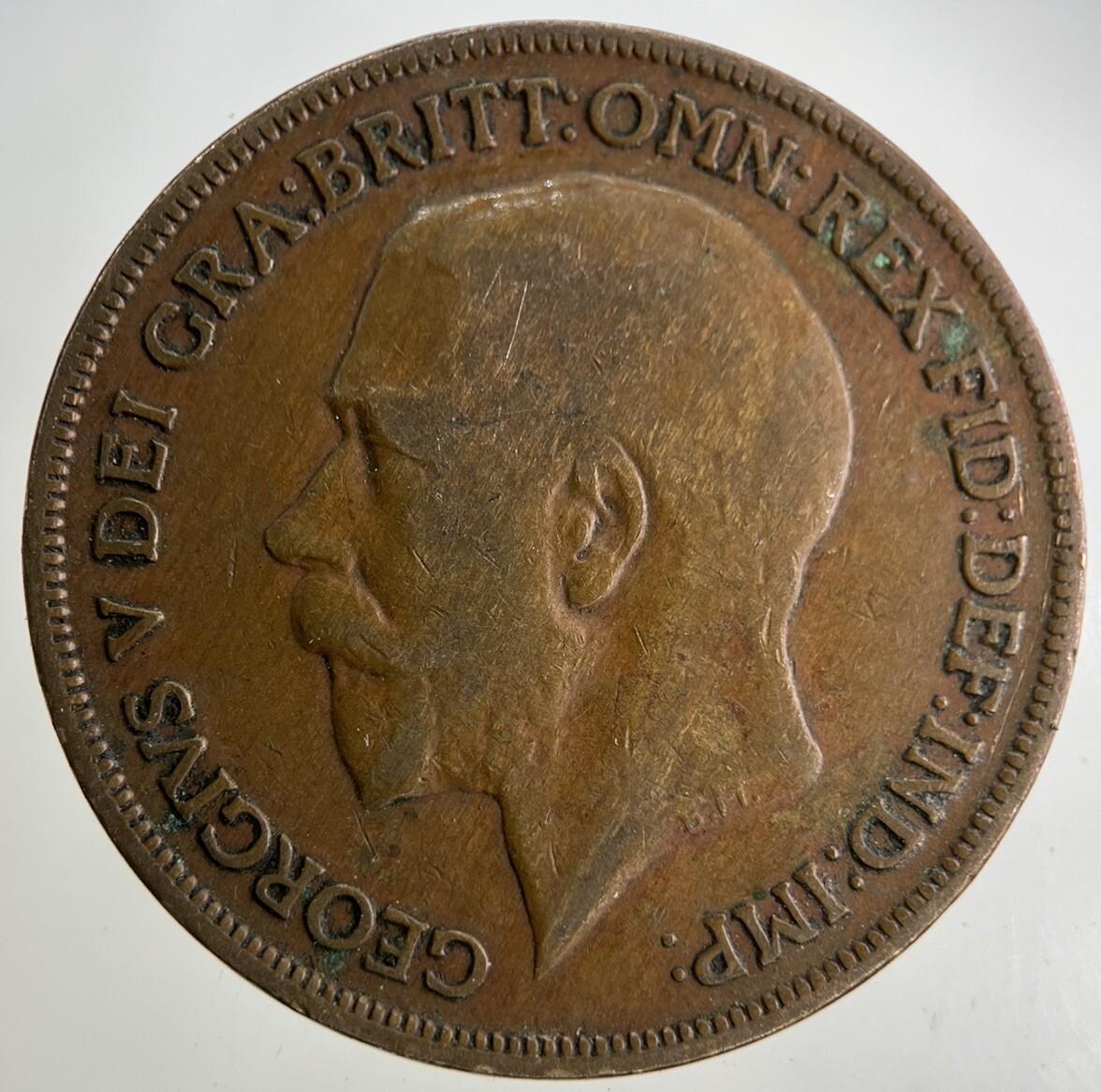 1920 George V One Penny Coin | Collectable Grade