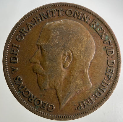 1920 George V One Penny Coin | Collectable Grade