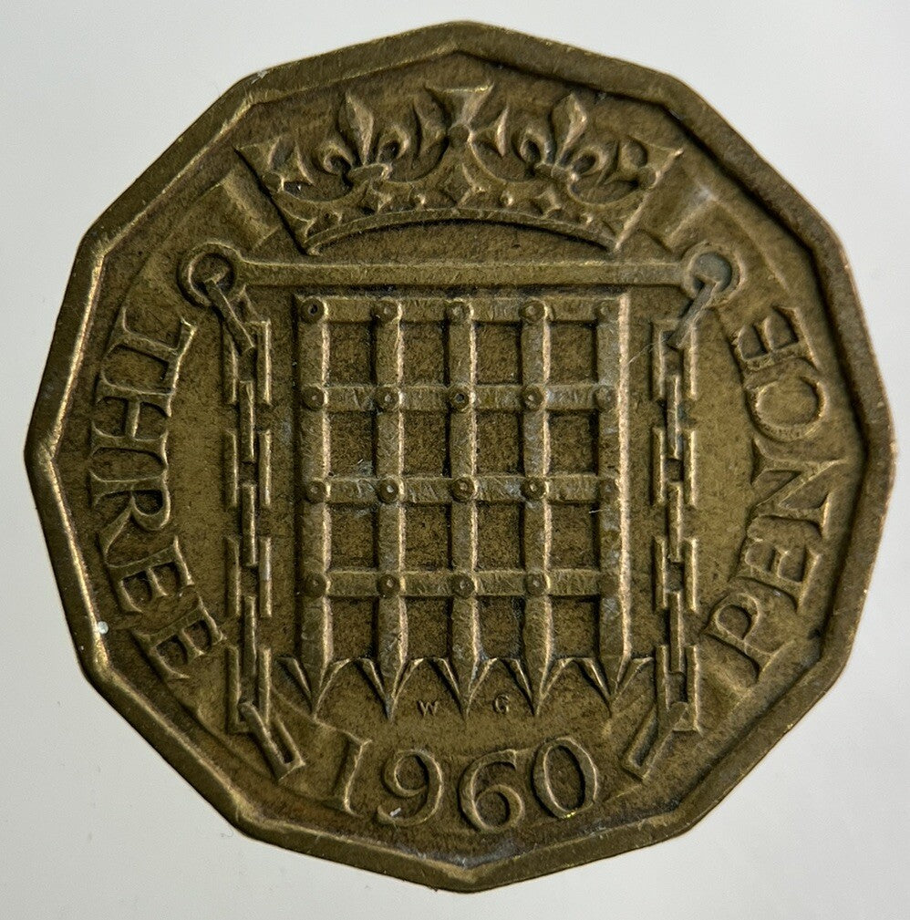 1960 Elizabeth II 2nd Brass Threepence Coin | Fine Collectable Grade