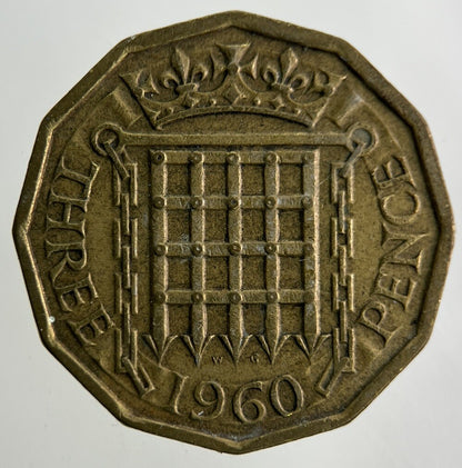 1960 Elizabeth II 2nd Brass Threepence Coin | Fine Collectable Grade