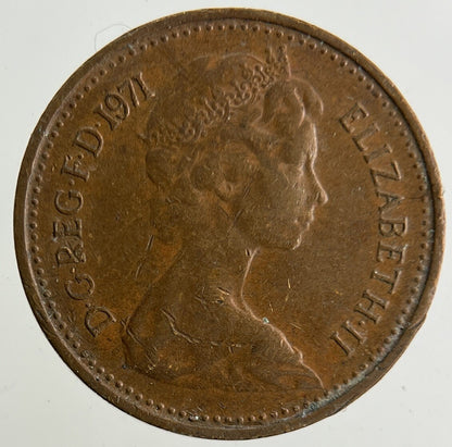 1971 Elizabeth II 2nd Half New Penny Coin | Fine Collectable Grade