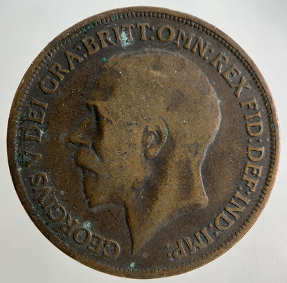 1913 George V One Penny Coin | Collectable Grade