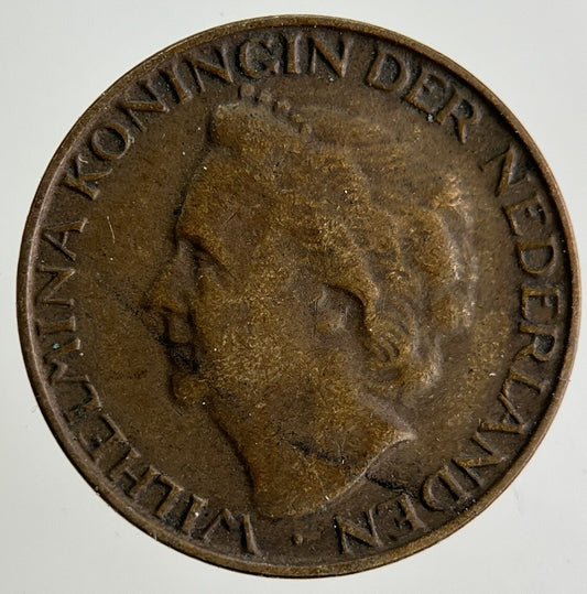 1948 Netherlands 1 Cent Coin | Fine Collectable Grade