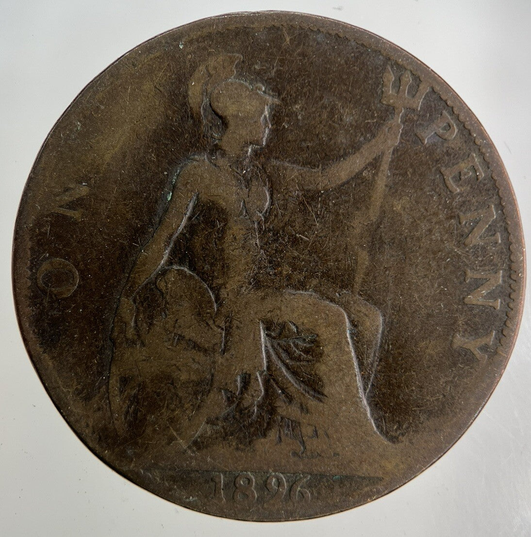 1896 Victoria One Penny Coin | Collectable Grade