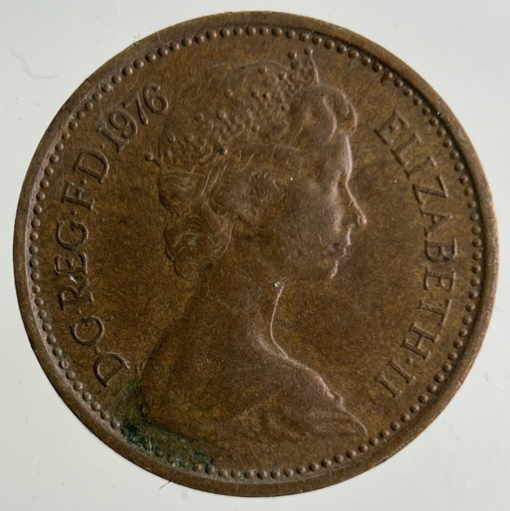 1976 Elizabeth II 2nd Half New Penny Coin | Fine Collectable Grade