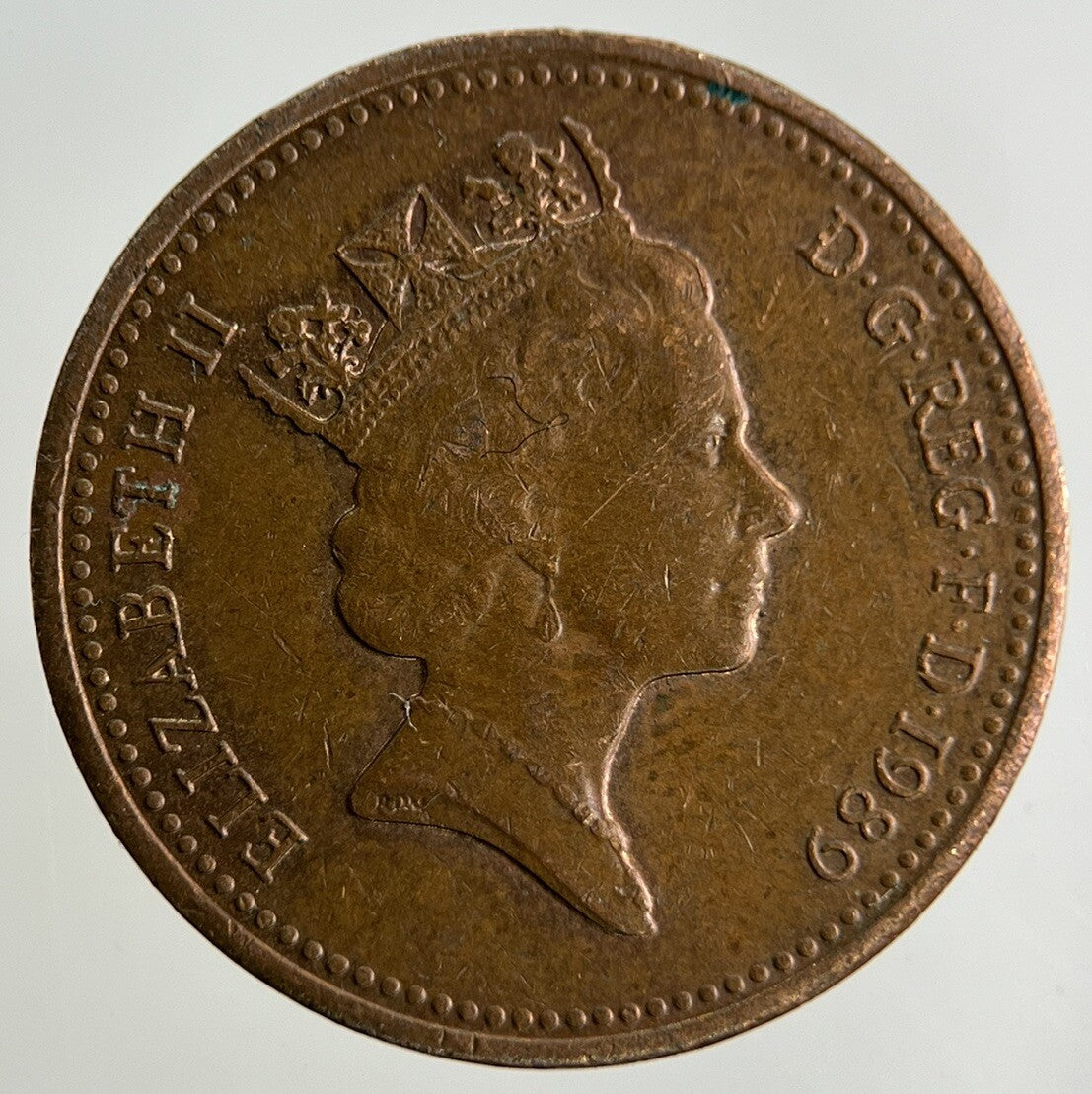 1989 Elizabeth II 2nd 1p One-Pence Coin | Fine Collectable Grade