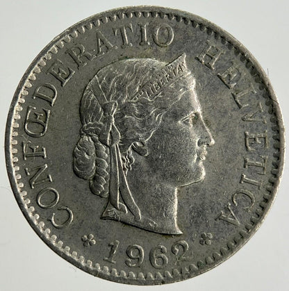 1962 Switzerland Swiss 5 Rappen Coin | Fine Collectable Grade