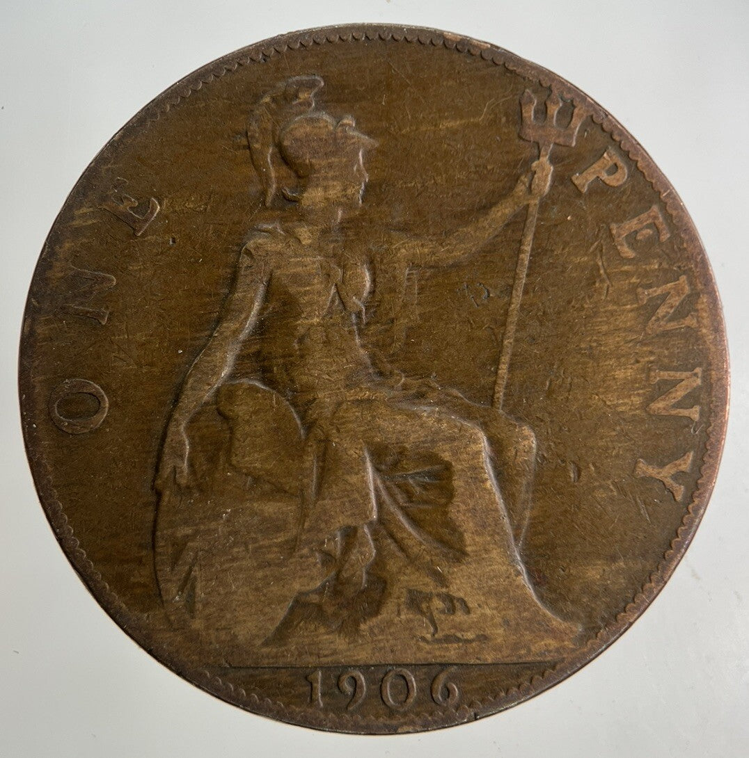 1906 Edward VII One Penny Coin | Collectable Grade