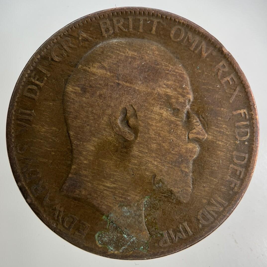 1906 Edward VII One Penny Coin | Collectable Grade