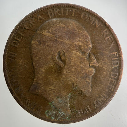 1906 Edward VII One Penny Coin | Collectable Grade