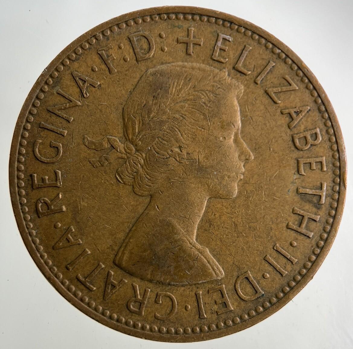 1963 Elizabeth II 2nd One Penny Coin | Fine Collectable Grade