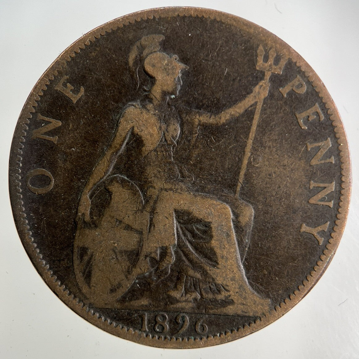 1896 Victoria One Penny Coin | Collectable Grade